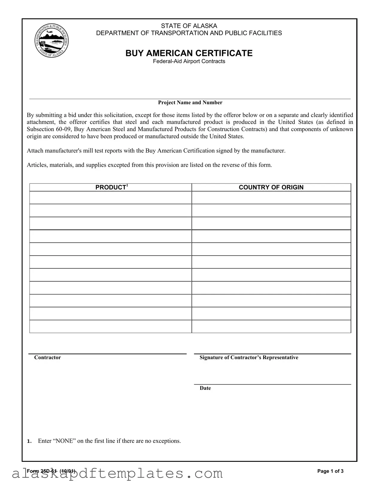 Free 25D 61 PDF Template
