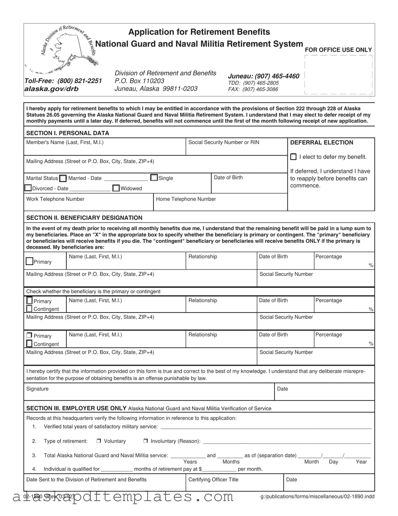 Free Alaska 02 1890 PDF Template
