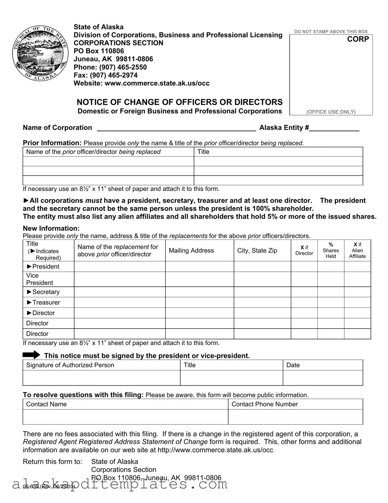 Free Alaska 08 636 PDF Template
