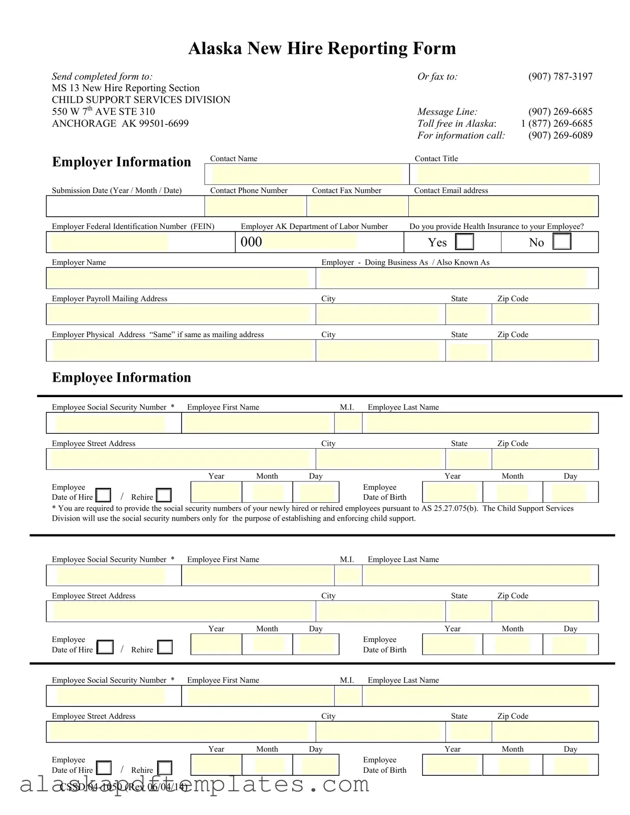 Free Cssd 04 1050 PDF Template