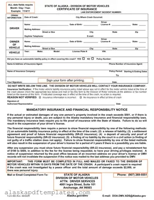 Free Alaska 466 PDF Template