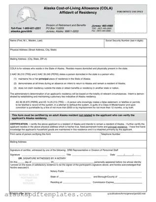 Free Alaska Gen020 PDF Template